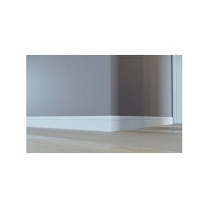 Lake Beyaz Eko-k1 Model 10cm Pvc Süpürgelik