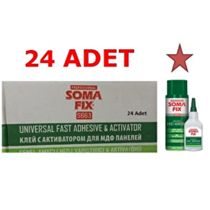 Soma Fıx 400ml+100gr Hızlı Yapıştırıcı 24 Adet