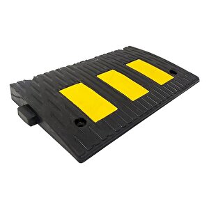 Kauçuk Rampa Set, Otopark Rampası, Kaldırım Rampası 50x30x4,5 Cm - 3 Bantlı - 2 Metre