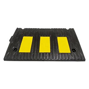 Kauçuk Rampa Set, Otopark Rampası, Kaldırım Rampası 50x30x4,5 Cm - 3 Bantlı - 2 Metre