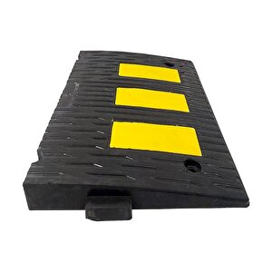 Kauçuk Rampa Set, Otopark Rampası, Kaldırım Rampası 50x30x4,5 Cm - 3 Bantlı - 2 Metre