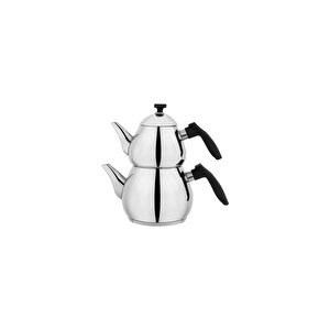 Tea Chef Orta Boy Çaydanlık Takımı 4 Parça-siyah