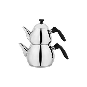 Tea Chef Orta Boy Çaydanlık Takımı 4 Parça-siyah