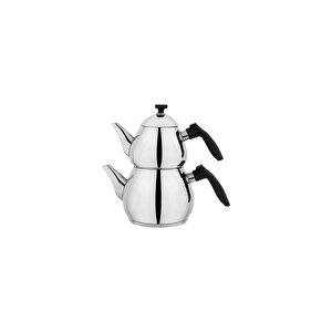 Tea Chef Orta Boy Çaydanlık Takımı 4 Parça-siyah
