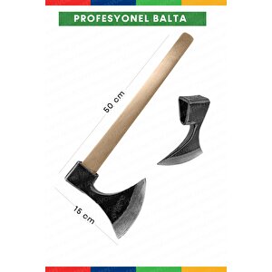 Bahçe El Aletleri 4 Parça Set Bağ Budama Makası 300m Testere  Metal Nacak Balta Eldiven Fırsat Paket