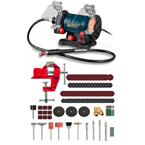 Yüksek Turbo Motorlu Çark Motoru Devirli Dramel Zımpara Bileme Gravü Mengeneli̇ Oyma Taşlama Seti