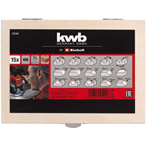 Kwb 8mm 15 Parçalı Freze Seti 49757291