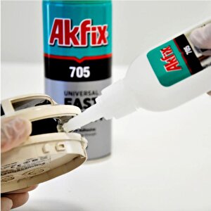 Akfix705 Profesyonel Hızlı Yapıştırıcı 400ml+100gr