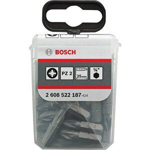 Bosch Pz2 25 Mm 25'li Bits Uç Tic Tac Kutu 2608522187