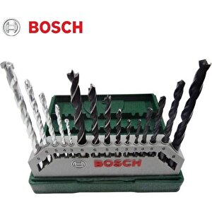 Bosch X-line 15 Parça Karışık Matkap Ucu Seti 2607019675