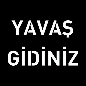 Boyama Şablonu Yavaş Gidiniz Alüminyum 100x100cm