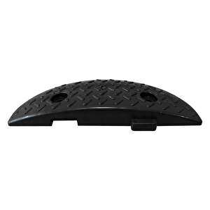Oval Hız Kesici Kapağı, Yol Kasisi Kapağı 10 X 30 X 5 Cm Siyah