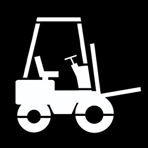 Boyama Şablonu Forklift Kompozit 100x100cm