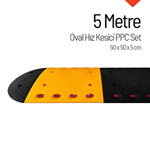 Oval Hız Kesici Ppc, Yol Kasisi 5 Metre