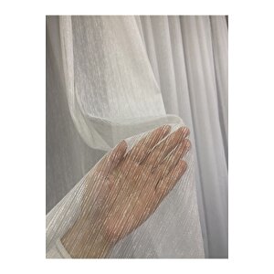 Keten Tül Perde Ütü Istemez Şantuk 1/2,5 Pile 375x250 Cm 375x250 cm