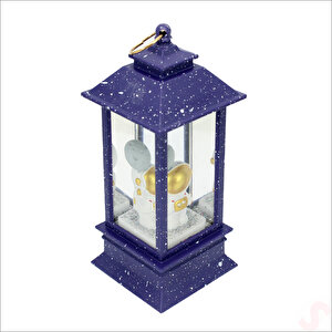 Uçuşan Simli,12,5cm X 5cm Led Işıklı Astronot Fener Küre - A