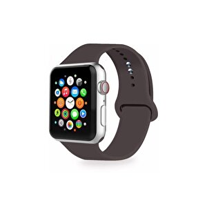 Apple Watch Uyumlu Kordon 2 3 4 5 Seri 38 Mm Ve 40 Mm Silikon Kordon Kayış