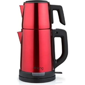 Kcm331 Tea Pro Inox Çay Makinesi Kırmızı