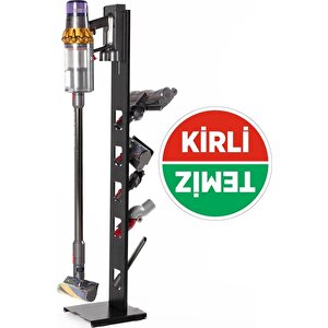 Dyson Gen5 Detect Uyumlu Dikey Süpürge Standısiyah Dyson V15 - V12 - V11 - V10 - V8 Modellere Uyumlu Siyah