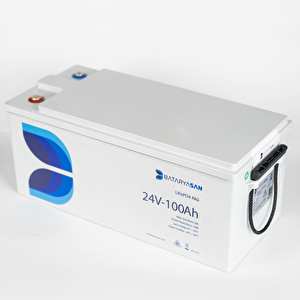Lityum Akü-24V 100Ah Lityum Solar Akü LiFePO4 Bluetooth Özellikli