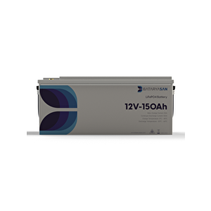 Lityum Akü-12V 150Ah Lityum Solar Akü LiFePO4 Bluetooth Özellikli