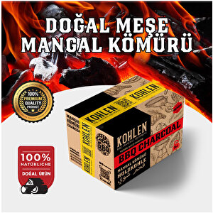 Doğal Meşe Mangal Kömürü 4kg Bbq Özel