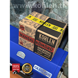 Doğal Meşe Mangal Kömürü 4kg Bbq Özel