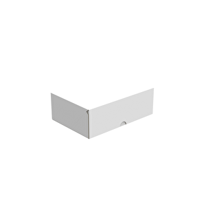 30x20x10 - Beyaz Kesimli Karton Kutu - Internet Ve Kargo Kutusu - 100 Adet