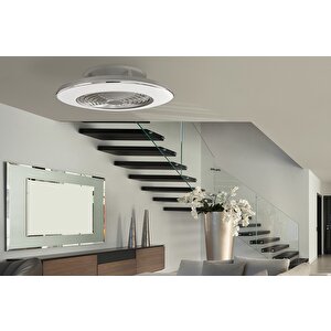 (ORB-VL2) Uzaktan kumandalı ledli tavan vantilatörü  35w dc motor 70w led  sarı 3000k-6500k beyaz