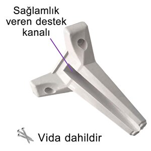 4 Adet Serdivan 15 Cm Beyaz Lüx Mobilya Kanepe Sehpa Ünite Koltuk Ayağı Baza Ayak