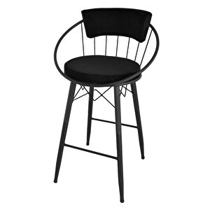 Bar Sandalyesi , Ada Mutfak Sandalyesi , Bar Taburesi , Yüksek Sandalye Siyah