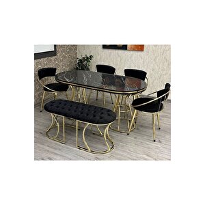 Mutfak Masası Takımı, Salon Masası Takımı ,6 Kişilik Venüs Gold Salon Masası Takımı