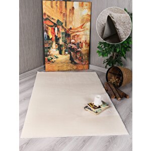 Modern Dekoratif Puffy Peluş Halı Yolluk 150x230 cm