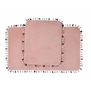 Modern Dekoratif Multi Saçaklı Klozet Takımı 60x100 60x100 cm