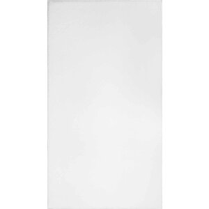 Dekoratif Puffy Peluş Yumuşak Kaymaz Taban Kesme Halı Yolluk Beyaz 300 x 300 cm