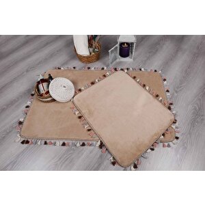 My Evilla Modern Dekoratif Multi Saçaklı Klozet Takımı 60x100