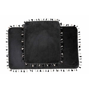 Modern Dekoratif Multi Saçaklı Klozet Takımı 60x100 60x100 cm