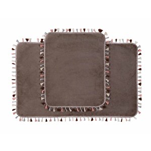 Modern Dekoratif Multi Saçaklı Klozet Takımı 60x100 60x100 cm
