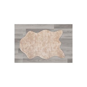 Myevilla Kaymaz Taban Peluş Krem Post ** 80x120 cm