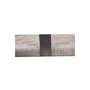 Myevilla Kaymaz Taban Peluş Krem Post **