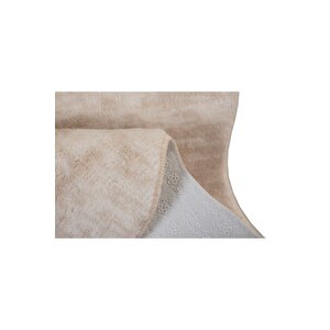 Myevilla Kaymaz Taban Peluş Krem Post **