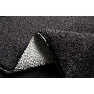Modern Dekoratif Puffy Peluş Halı Yolluk 150x150 cm