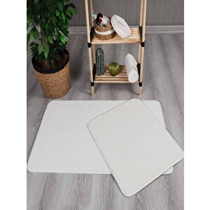Modern Dekoratif Kaymaz Taban Simirna  Banyo Klozet Takımı 60x100-50x60 60x100 cm