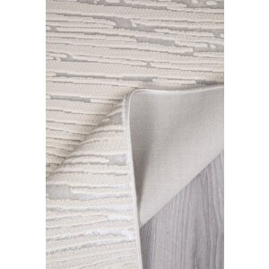Modern Dekoratif Dokuma Salon Oturma Odası Çocuk Odası Mutfak Halısı Antre Halı Yolluk Krem 4112d