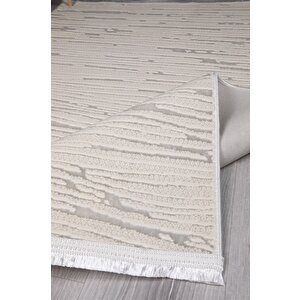 Modern Dekoratif Dokuma Salon Oturma Odası Çocuk Odası Mutfak Halısı Antre Halı Yolluk Krem 4112d
