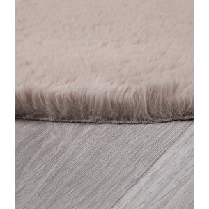 Tavşan Tüyü Dekoratif Ultra Yumuşak Post Peluş Kaymaz Halı