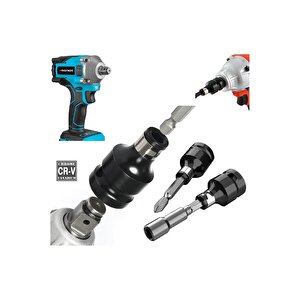 Somun Sökme Sıkma Torklu Makine Için 9 Adet Lokma Seti Ve Bits Adaptör 1/2 Hex altıgen