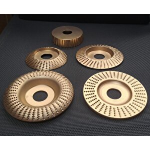 Ahşap Törpü diski avuç taşlama uyumlu törpüleme aşındırma zımparalama raspalama 5li disk seti spiral uyumlu spral