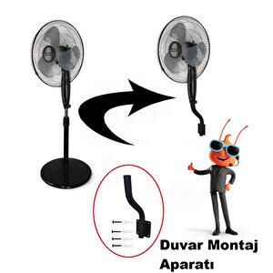 Üniversal Ayaklı Vantilatör Duvar Montaj Aparatı Kahvehane Cafe Ofis Için Vantilatör Fan duvara montaj aparatı duvar Ayağı