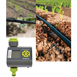 Elektronik Dijital Sulama Zamanlayıcı Programlanabilir Sulama Saati bahçe bitki damlalama ve sulama sistemi
